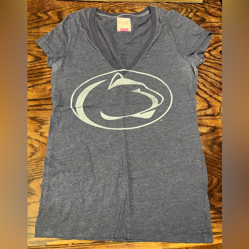 Victoria Secret Penn State Pink Shirt Medium M
